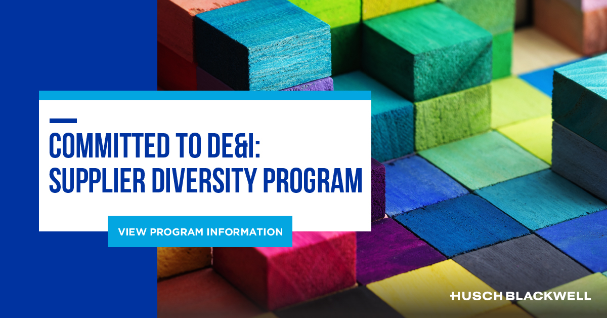 Supplier Diversity Program | Husch Blackwell